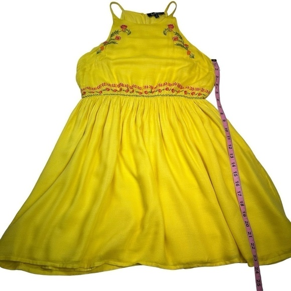 Lulus Sunshine Delight Yellow Embroidered Mini Dress - Picture 13 of 16